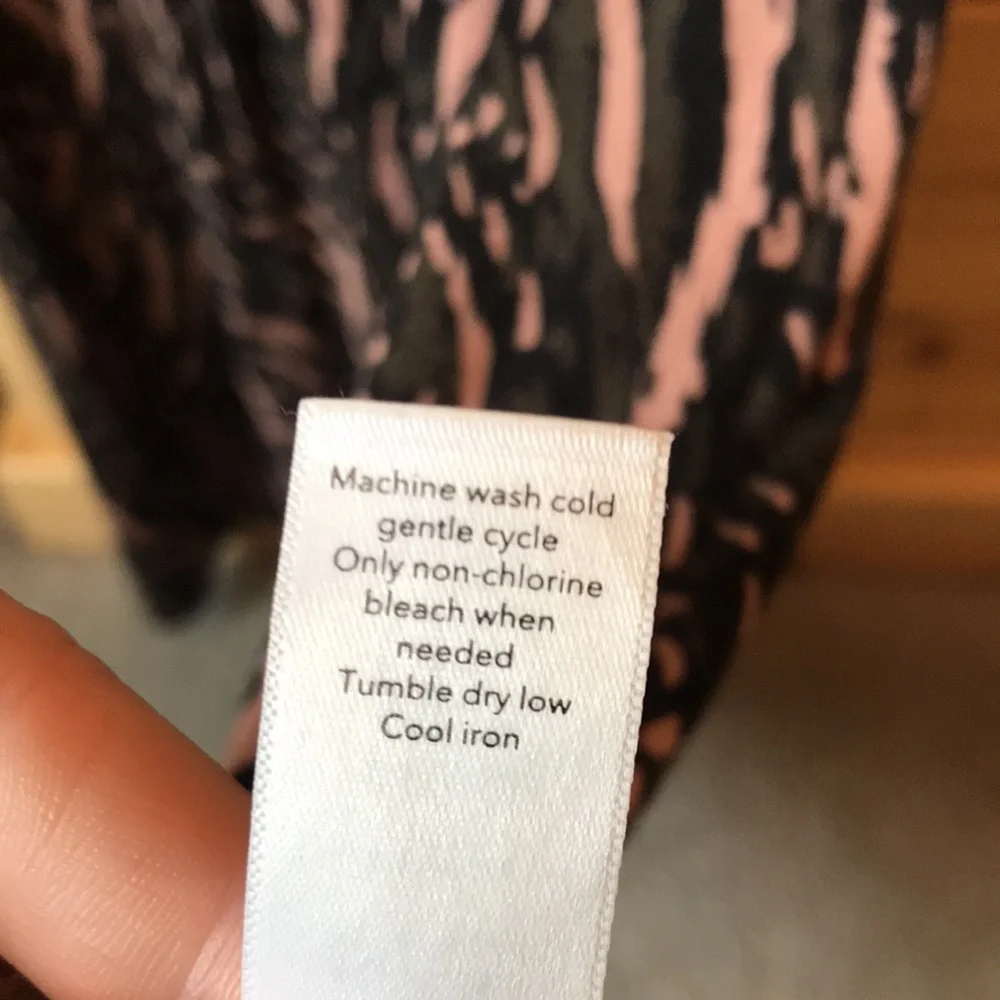 ATHLETA Santorini Thera Printed Dress Abstraction Black/Peat Size Small